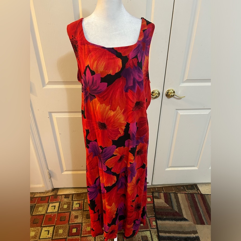 Style Studio vintage tropical sundress, 3X